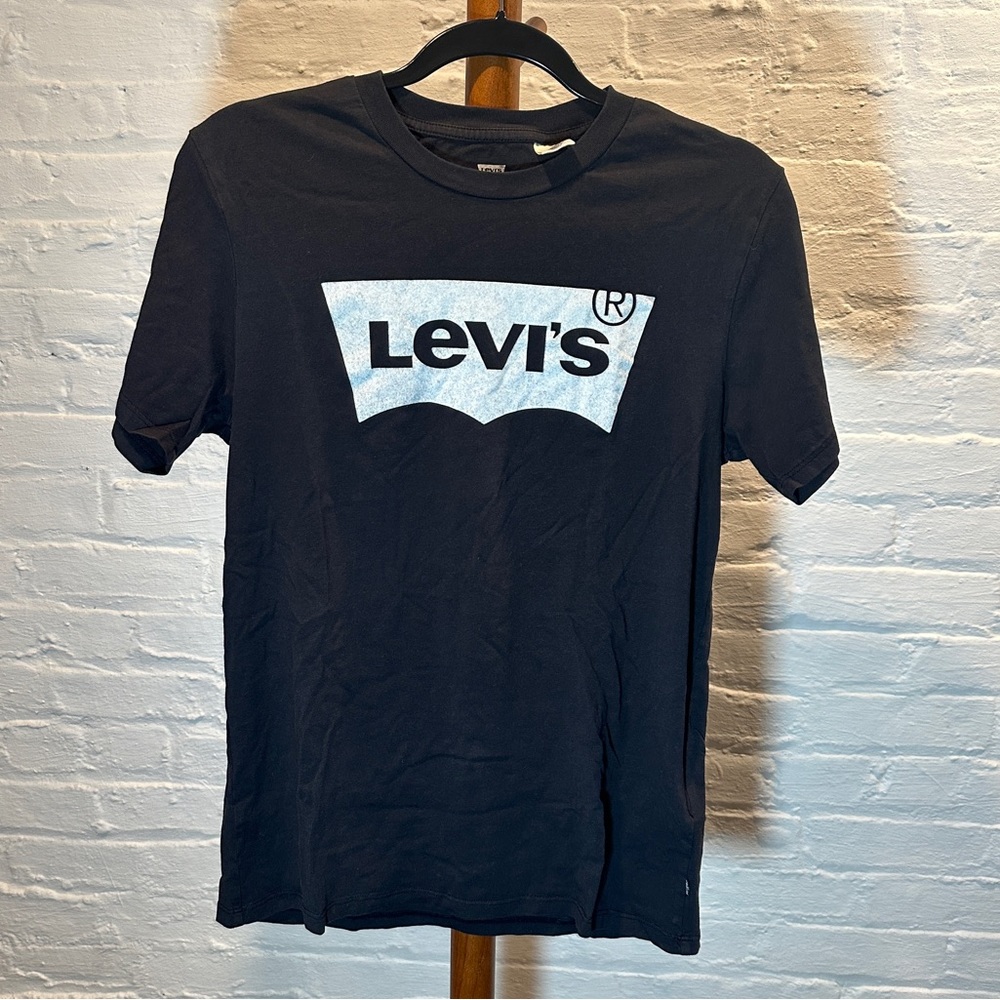 Levi’s logo tee t shirt short sleeve black